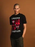 CROOKS & CASTLES CHECKER MEDUSA T-SHIRT