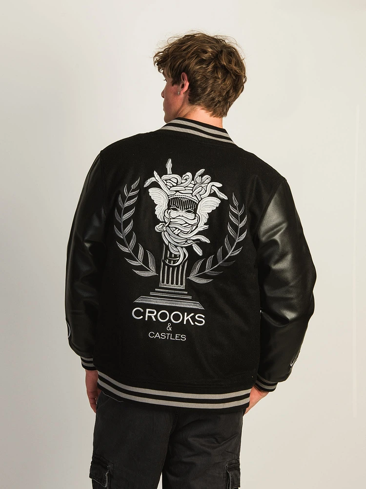 CROOKS & CASTLES VARSITY JACKET