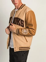 CROOKS & CASTLES VARSITY JACKET