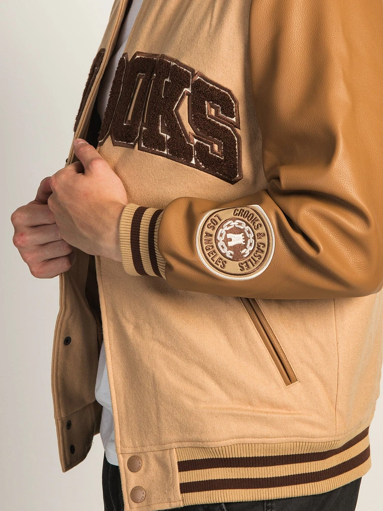 CROOKS & CASTLES VARSITY JACKET