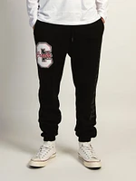 CROOKS & CASTLES GOTHIC EMBROIDERED JOGGER