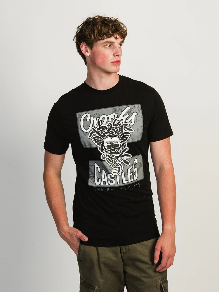 T-SHIRT CROOKS & CASTLES RUSTIC MEDUSA