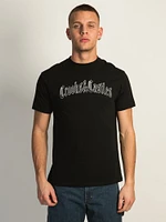 T-SHIRT BRODÉ CROOKS & CASTLES GOTHIC