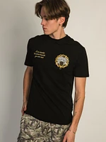 T-SHIRT CROOKS & CASTLES LUXURY GOLD