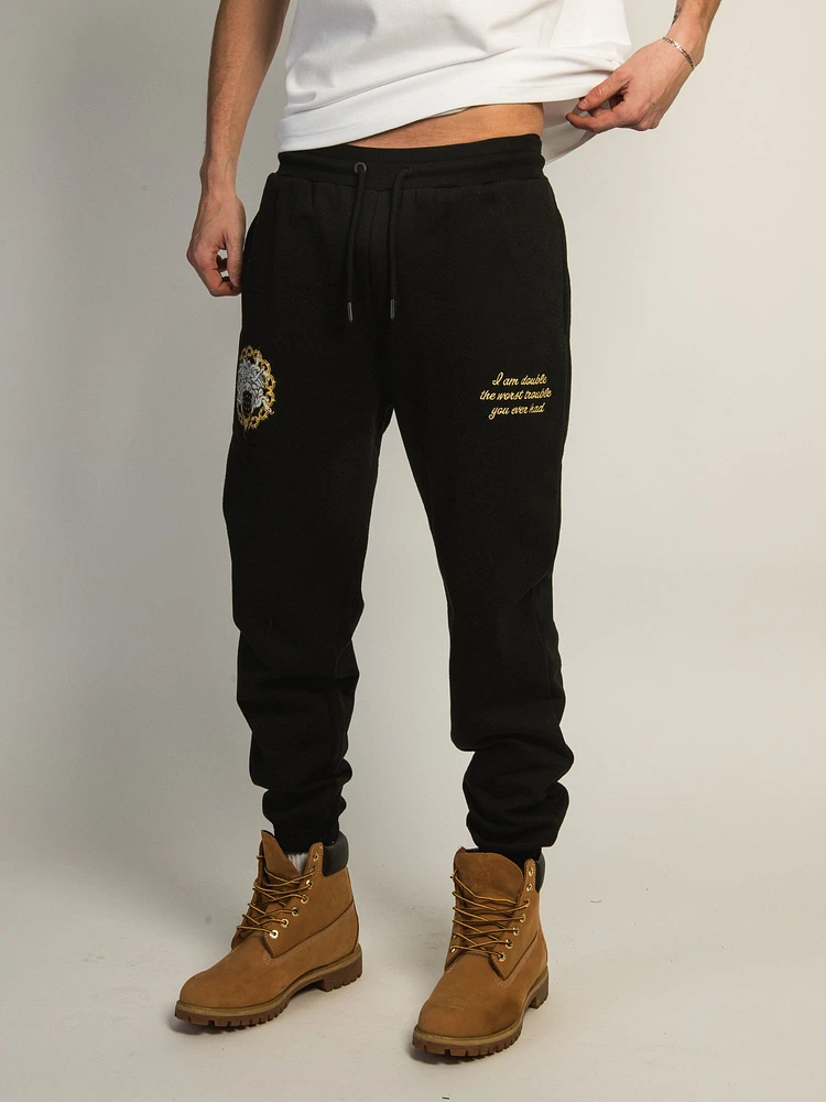 JOGGER CROOKS & CASTLES LUXURY GOLD