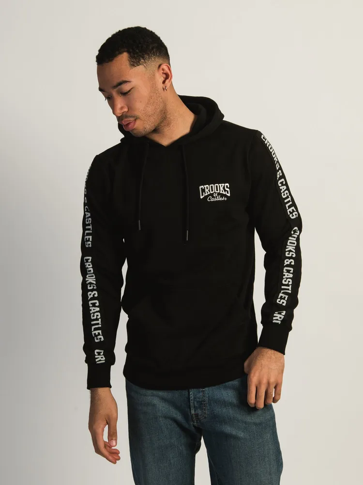 CROOKS & CASTLES JACQ TAPE PULLOVER HOODIE