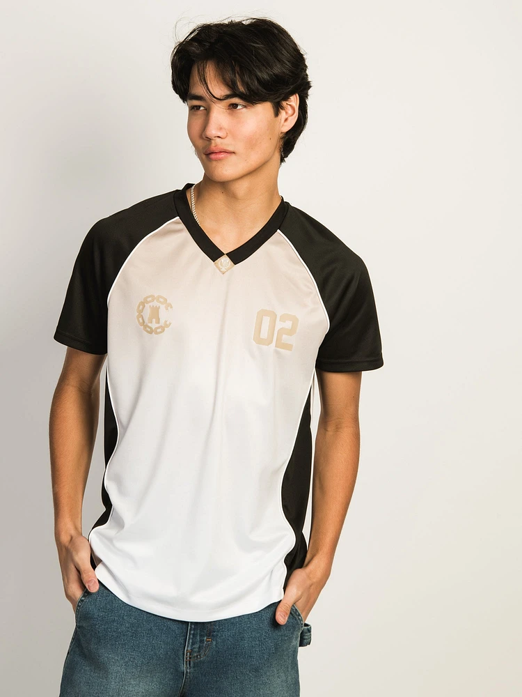 CROOKS & CASTLES SOCCER JERSEY T-SHIRT