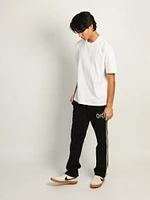 CROOKS & CASTLES 85' OPEN BTM FLC PANTALON - NOIR