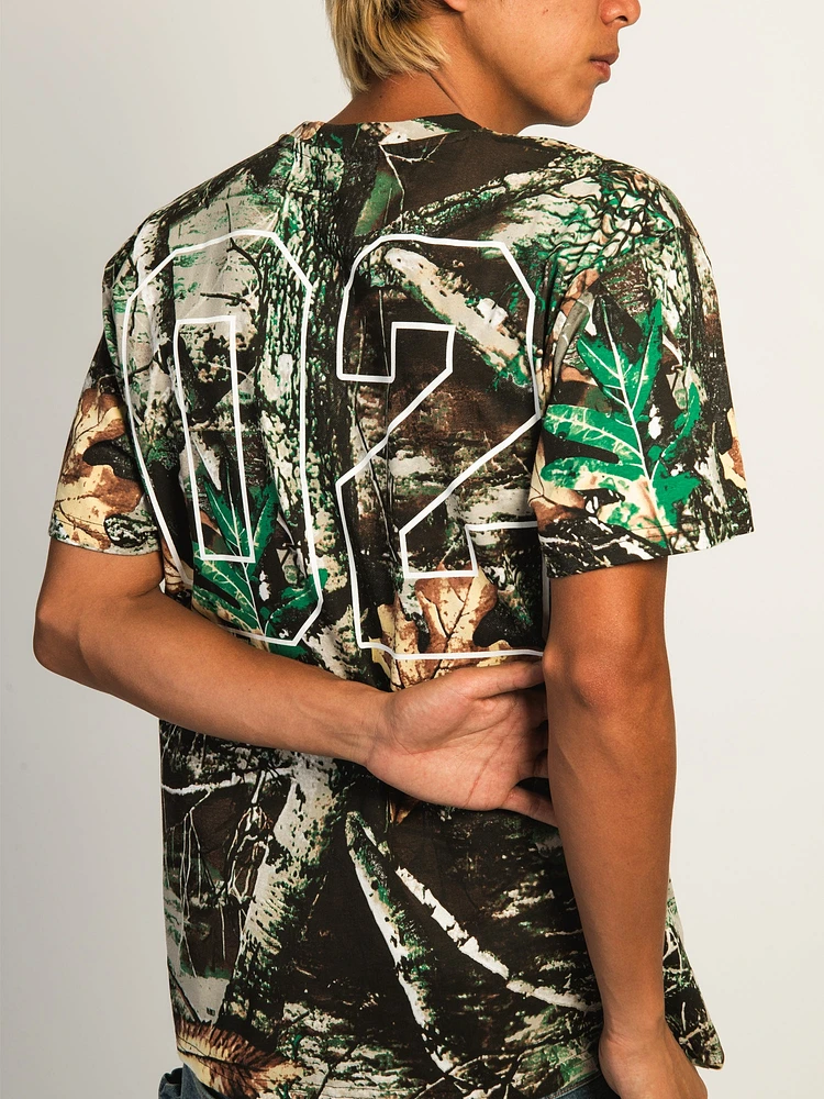 CROOKS & CASTLES REALTREE ALL OVER PRINT T-SHIRT