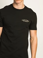 CROOKS & CASTLES LA EMBROIDERED T-SHIRT