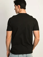 CROOKS & CASTLES LA EMB S/S T - BLACK/NOIR