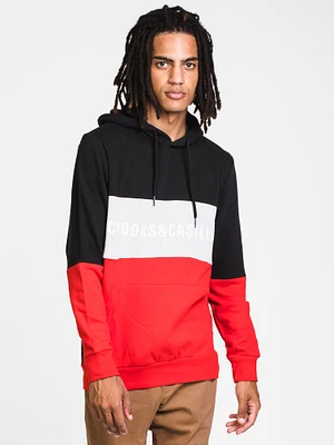 CROOKS & CASTLES ROYAL BLOCK PULLOVER FLEECE - CLEARANCE