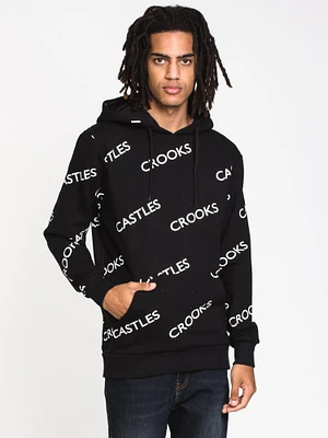 CROOKS & CASTLES NEW CORE LOGO PULLOVER HOODIE