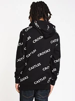 CROOKS & CASTLES NEW CORE LOGO PULLOVER HOODIE