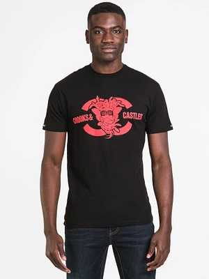 CROOKS & CASTLES CC MEDUSA T-SHIRT - CLEARANCE