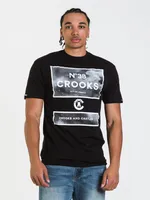 CROOKS & CASTLES KLEPTO DUST T-SHIRT - CLEARANCE