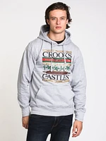 CROOKS & CASTLES HORSEBIT VACATION PULLOVER HOODIE - CLEARANCE