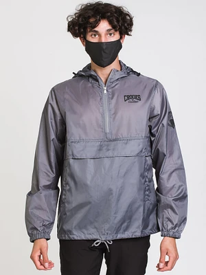 CROOKS & CASTLES MEDUSA PACKABLE JACKET - CLEARANCE