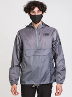 CROOKS & CASTLES MEDUSA PACKABLE JACKET - CLEARANCE