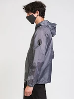 CROOKS & CASTLES MEDUSA PACKABLE JACKET - CLEARANCE