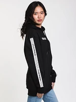 CROOKS & CASTLES TAPE OVER SIZED PULLOVER HOODIE - CLEARANCE