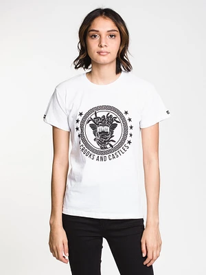 CROOKS & CASTLES MEDUSA SHORT SLEEVE TEE - CLEARANCE