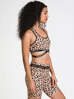 SOUTIEN-GORGE CROISÉ GUÉPARD POUR FEMMES