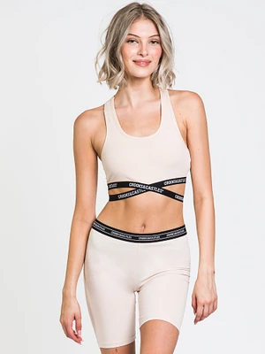 CROOKS & CASTLES CRISS CROSS BRA - CLEARANCE