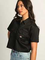 DICKIES CROP WORKSHIRT - NOIR