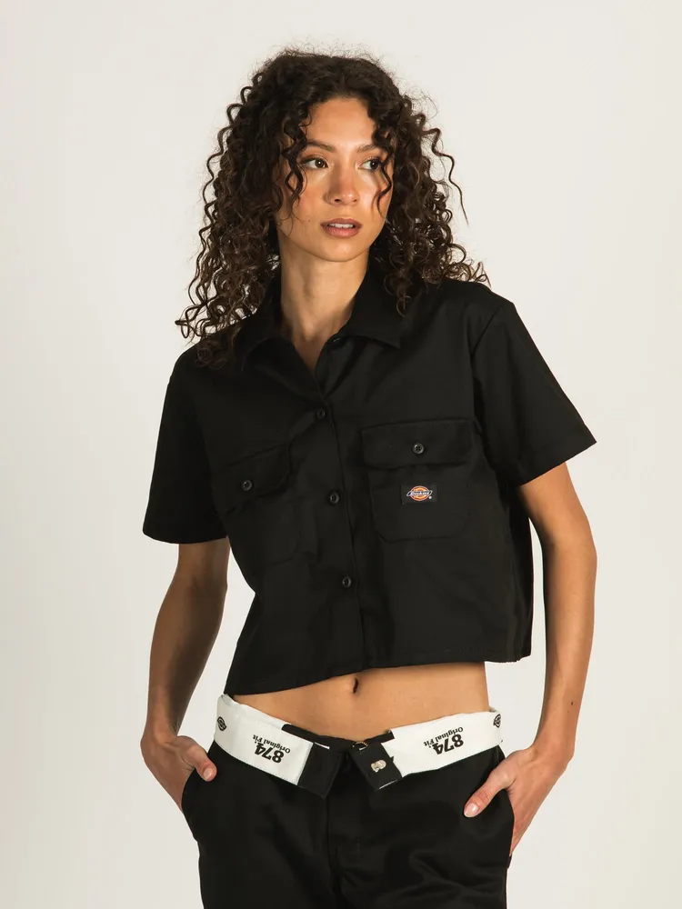 DICKIES CROP SHORT SLEEVE WORKSHIRT