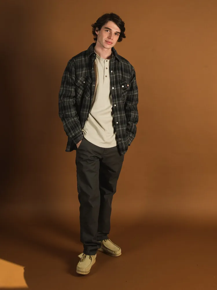 DICKIES SHERPA LINED FLANNEL - CLEARANCE