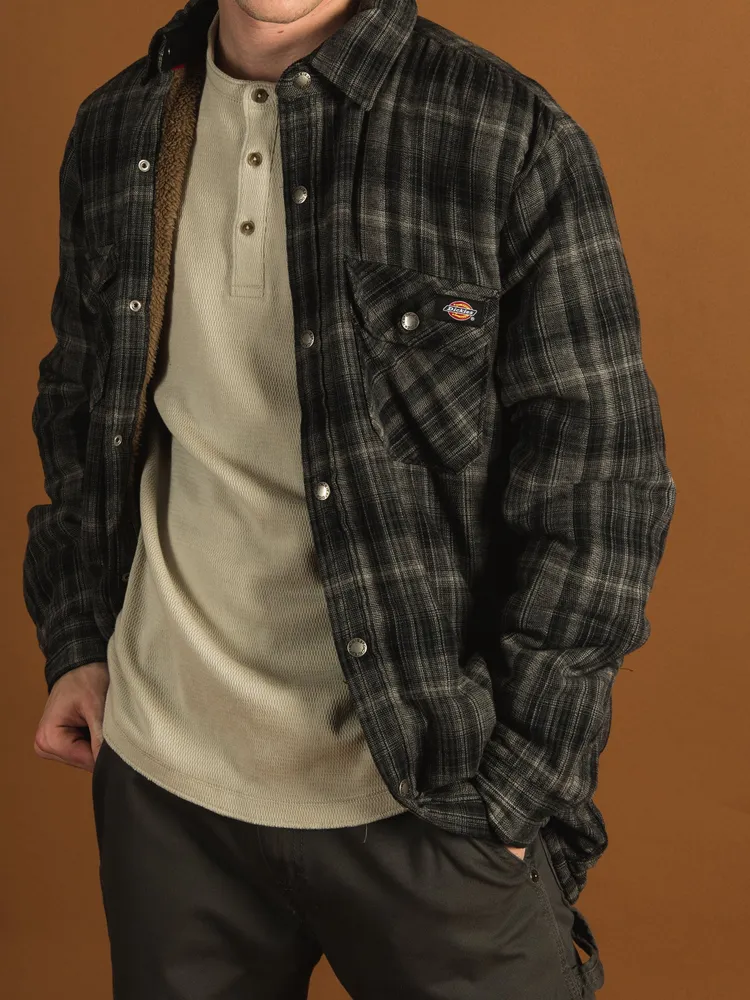 DICKIES SHERPA LINED FLANNEL - CLEARANCE