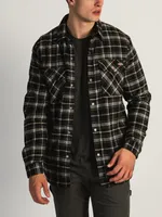 DICKIES SHERPA LINED FLANNEL SHIRT JACKET