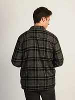 DICKIES SHERPA LINED FLANNEL SHIRT JACKET