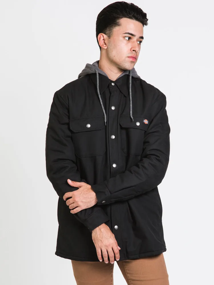 MANTEAU DE CANARD POUR HOMME AVEC CAPUCHE EN POLAIRE