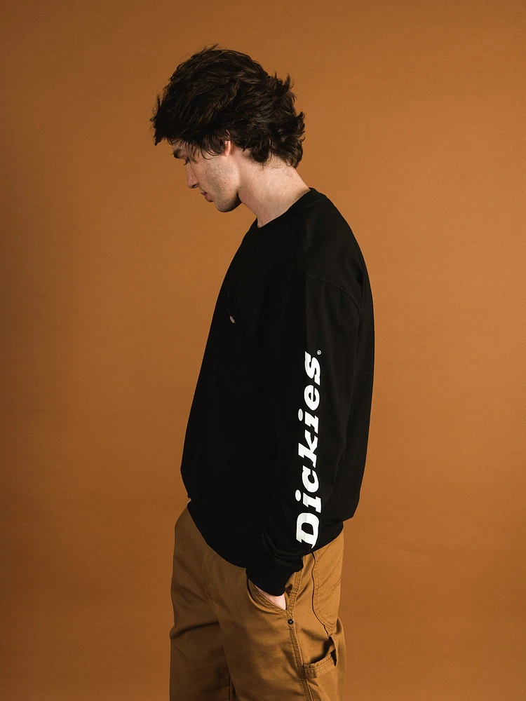 DICKIES WORDMARK GRAPHIC LONG SLEEVE TEE - CLEARANCE