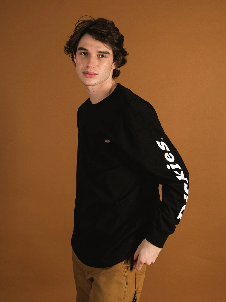 DICKIES WORDMARK GRAPHIC LONG SLEEVE TEE - CLEARANCE