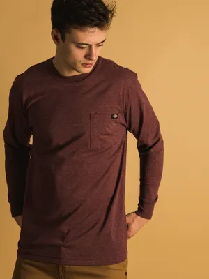 DICKIES HEAVYWEIGHT LONG SLEEVE POCKET T-SHIRT