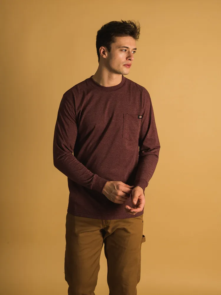 DICKIES HEAVYWEIGHT LONG SLEEVE POCKET T-SHIRT