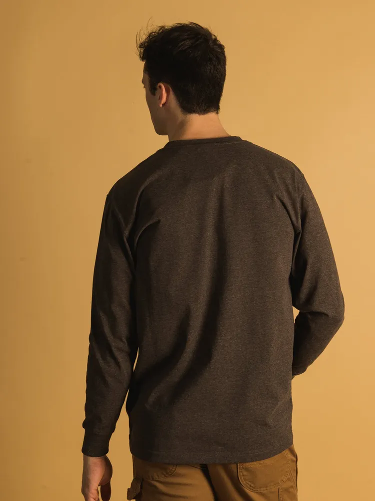 DICKIES HEAVYWEIGHT LONG SLEEVE POCKET T-SHIRT