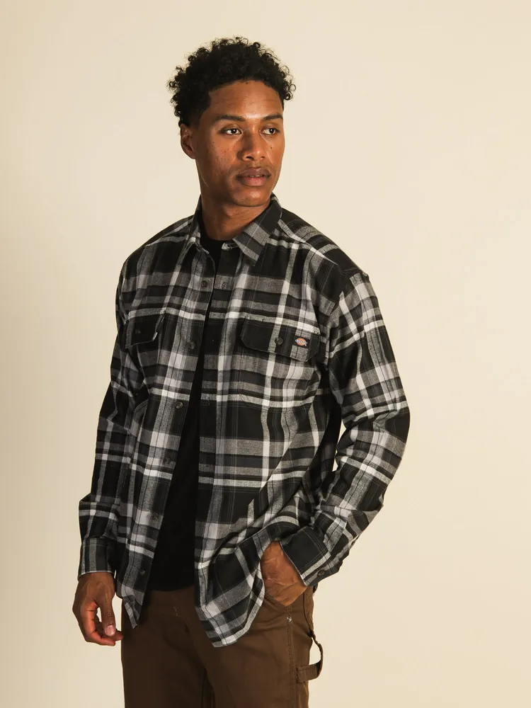 DICKIES FLEX PLAID LONG SLEEVE SHIRT