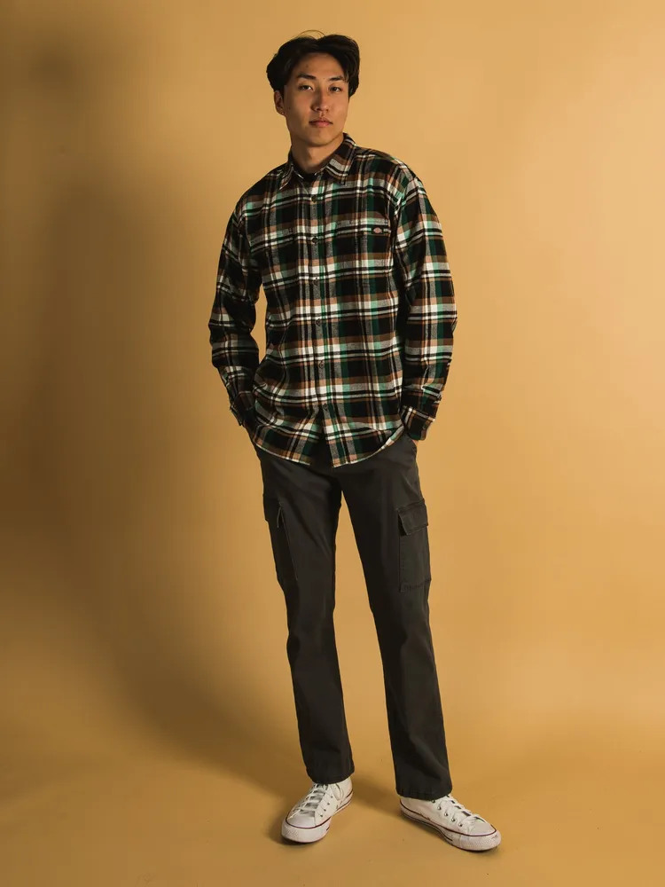 DICKIES FLEX LONG SLEEVE FLANNEL - CLEARANCE