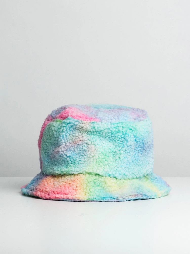DLG BUCKET HAT - RAINBOW SHERPA CLEARANCE