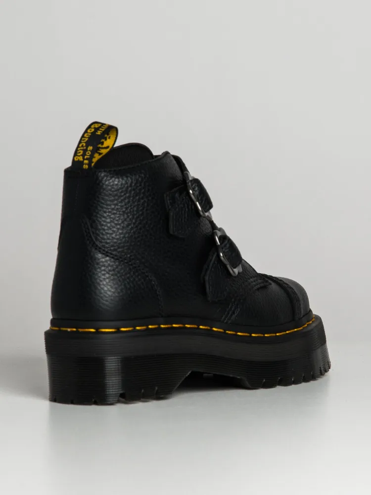 WOMENS DR MARTENS DEVON FLOWER MILLED NAPPA BOOT