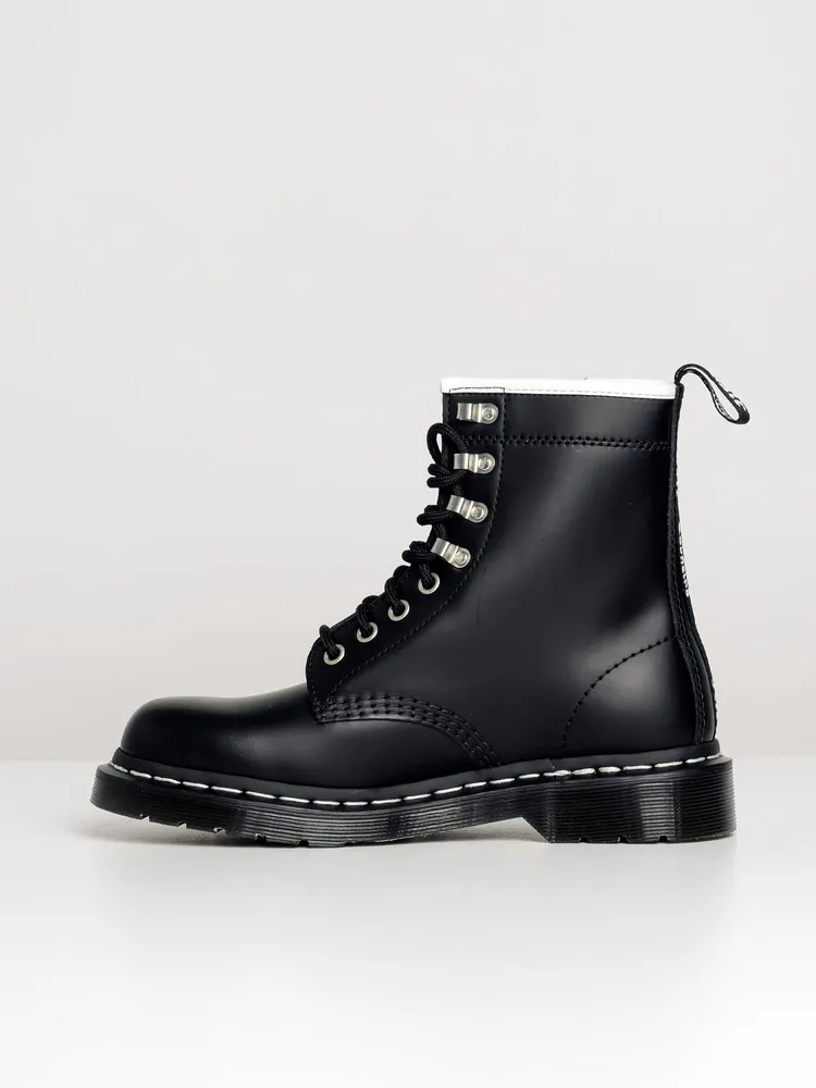 WOMENS DR MARTENS 1460 ZIP HARDWARE SMOOTH BOOT