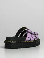 WOMENS DR MARTENS BLAIRE SLIDE FLOWER MILLED NAPPA - CLEARANCE