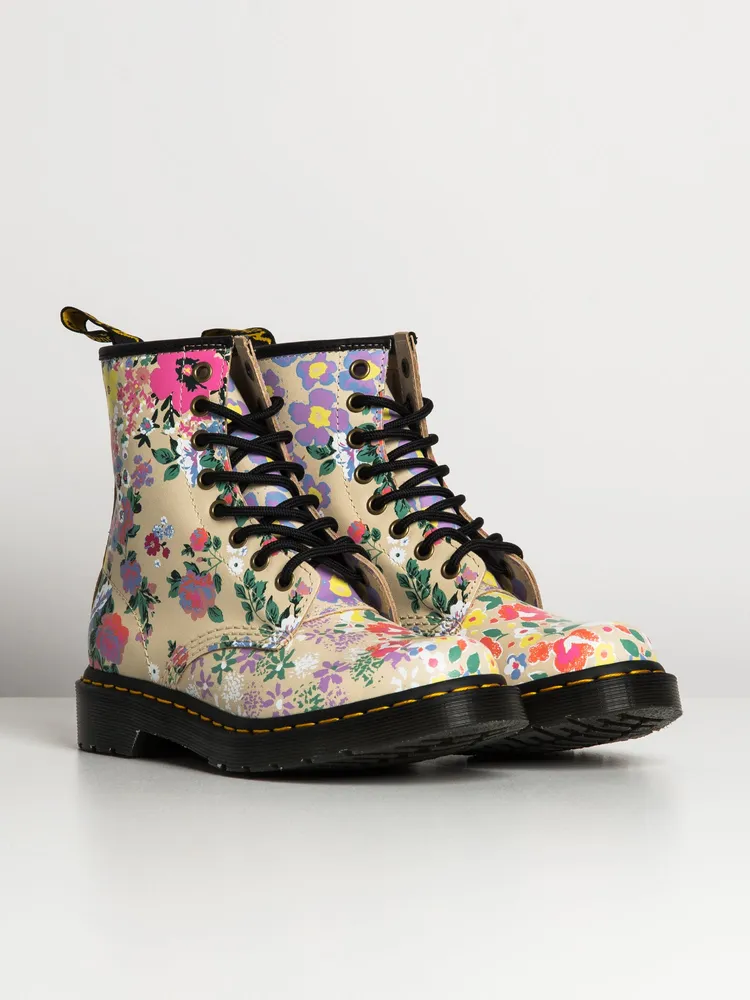 WOMENS DR MARTENS 1460 PASCAL FLORAL MASHUP - CLEARANCE