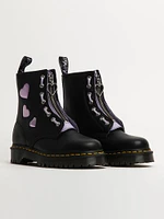 WOMENS DR MARTENS 1460 ZIP HEART VIRGINIA BOOTS