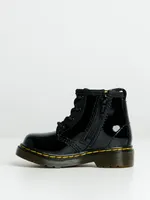 KIDS DR MARTENS 1460 INFANT PATENT BOOTS - CLEARANCE