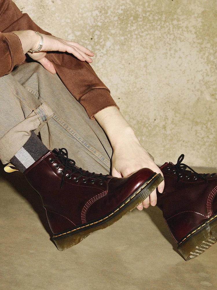 WOMENS DR MARTENS VEGAN 1460 BOOTS - CLEARANCE